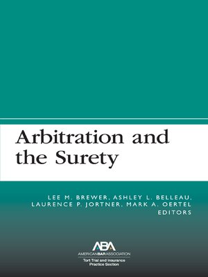 cover image of Arbitration and the Surety